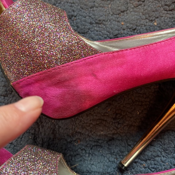 Qupid hot pink heels 7 - Picture 6 of 7